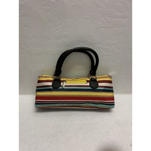 Primeware Multicolor Striped Insulated Double Handle Wine Cooler Bag‎ - Picture 1 of 6